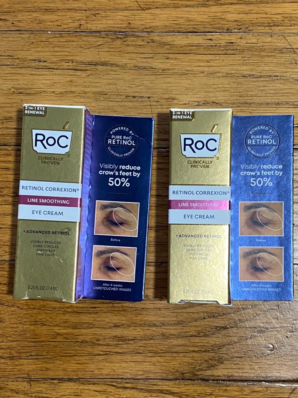 RoC Retinol Correxion Eye Cream 2X Minis NIB
